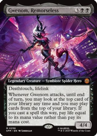 Gwenom, Remorseless (Extended Art) (SPM-256) (Foil)