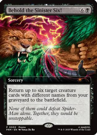 Behold the Sinister Six! (UMP-002) (Foil)