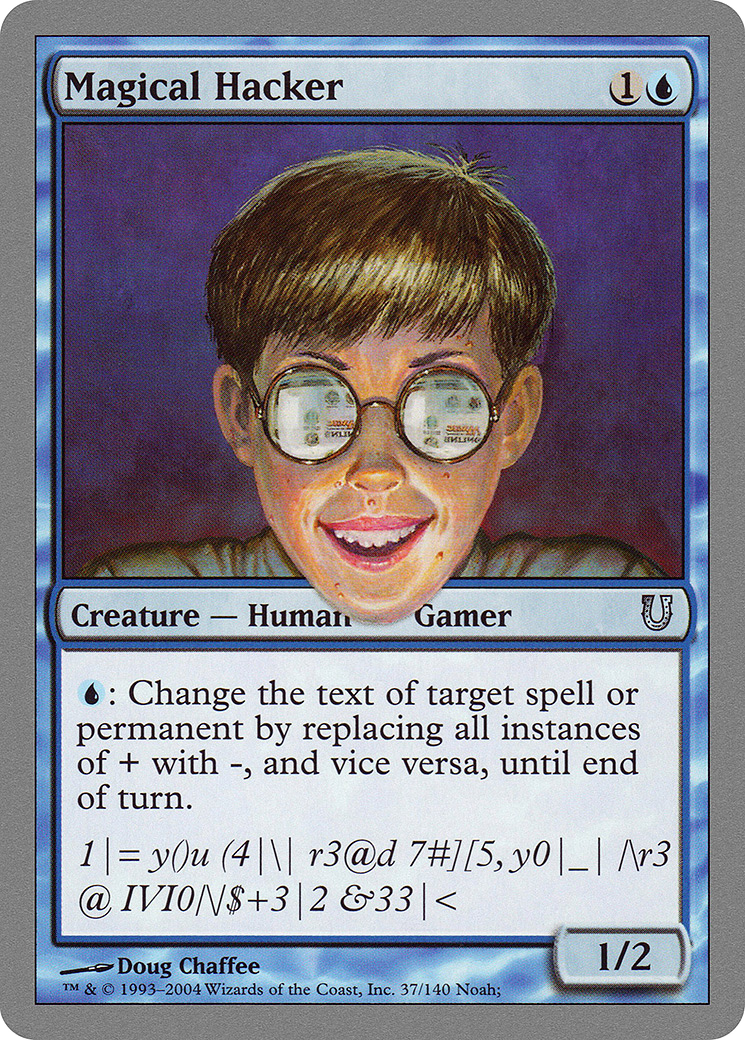 Magical Hacker (UNH-037) (Foil)