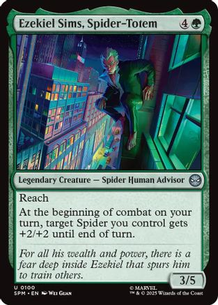 Ezekiel Sims, Spider-Totem (SPM-100) (Foil)