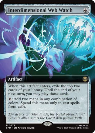 Interdimensional Web Watch (Extended Art) (SPM-278) (Foil)