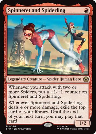 Spinneret and Spiderling (SPM-094) (Foil)