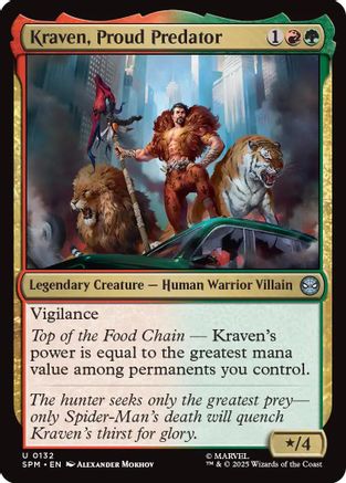 Kraven, Proud Predator (SPM-132) (Foil)