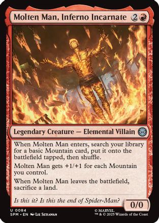 Molten Man, Inferno Incarnate (SPM-084) (Foil)
