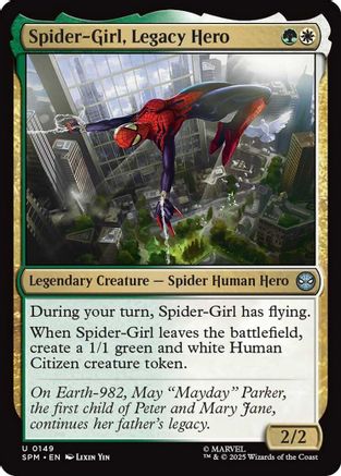 Spider-Girl, Legacy Hero (SPM-149) (Foil)