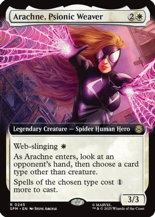 Arachne, Psionic Weaver (Extended Art) (SPM-245)