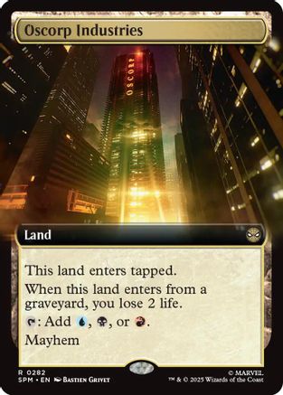 Oscorp Industries (Extended Art) (SPM-282) (Foil)