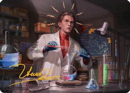 Peter Parker Art Card (3/54) (Gold-Stamped Signature) (AASPM-003)