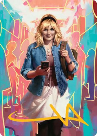Gwen Stacy Art Card (Gold-Stamped Signature) (13/54) (AASPM-013)