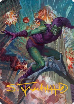 Green Goblin Art Card (26/54) (Gold-Stamped Signature) (AASPM-026)