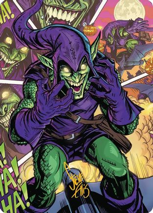 Green Goblin Art Card (49/54) (Gold-Stamped Signature) (AASPM-049)