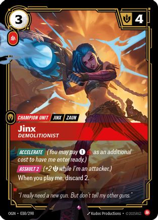 Jinx - Demolitionist (OGN-030) (Foil)