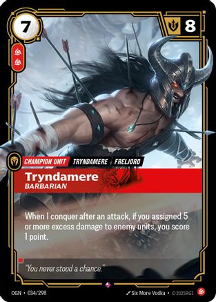 Tryndamere - Barbarian (OGN-034) (Foil)