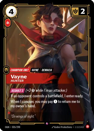 Vayne - Hunter (OGN-035) (Foil)