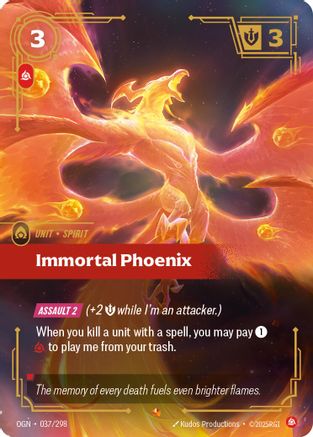 Immortal Phoenix (OGN-037) (Foil)
