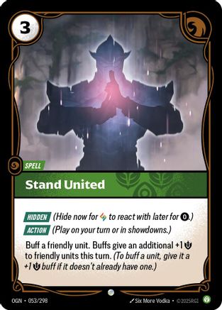 Stand United (OGN-053) (Foil)