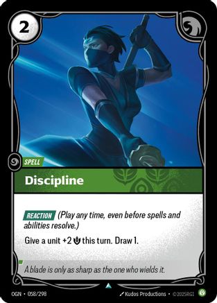 Discipline (OGN-058) (Foil)