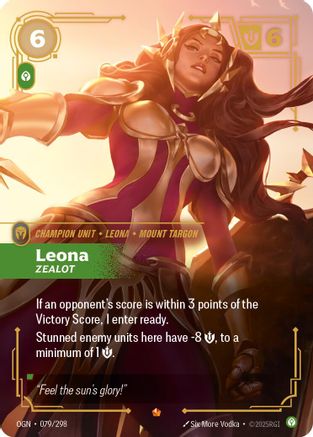 Leona - Zealot (OGN-079) (Foil)