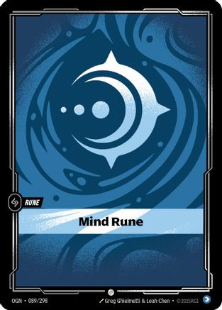 Mind Rune (OGN-089) (Foil)