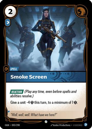 Smoke Screen (OGN-093) (Foil)