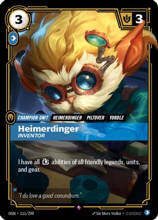 Heimerdinger - Inventor (OGN-111) (Foil)