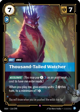 Thousand-Tailed Watcher (OGN-116) (Foil)