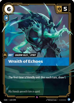 Wraith of Echoes (OGN-118) (Foil)