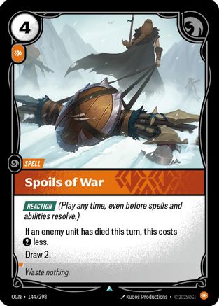 Spoils of War (OGN-144) (Foil)