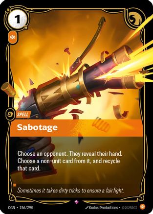 Sabotage (OGN-156) (Foil)