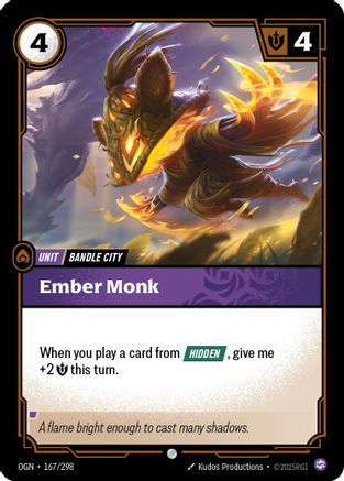 Ember Monk (OGN-167) (Foil)