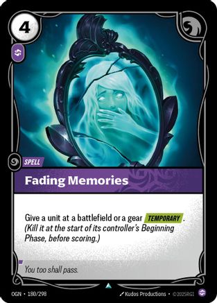 Fading Memories (OGN-180) (Foil)