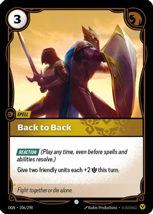 Back to Back (OGN-206)