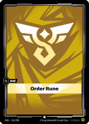 Order Rune (OGN-214) (Foil)