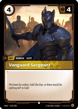 Vanguard Sergeant (OGN-219) (Foil)