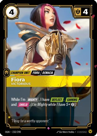 Fiora - Victorious (OGN-232) (Foil)