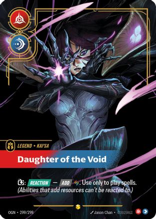 Kai'Sa - Daughter of the Void (Showcase) (OGN-299) (Foil)
