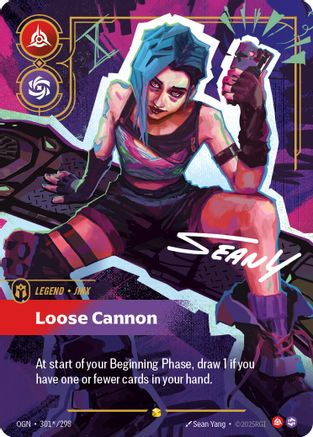 Jinx - Loose Cannon (Signature) (OGN-301*) (Foil)