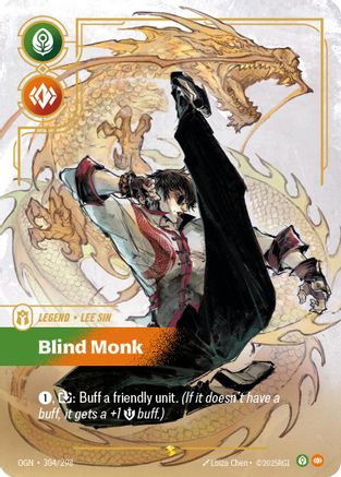 Lee Sin - Blind Monk (Showcase) (OGN-304) (Foil)