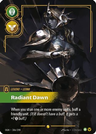 Leona - Radiant Dawn (Showcase) (OGN-306) (Foil)