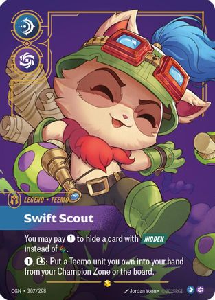 Teemo - Swift Scout (Showcase) (OGN-307) (Foil)