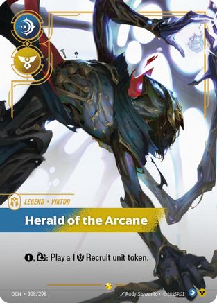 Viktor - Herald of the Arcane (Showcase) (OGN-308) (Foil)