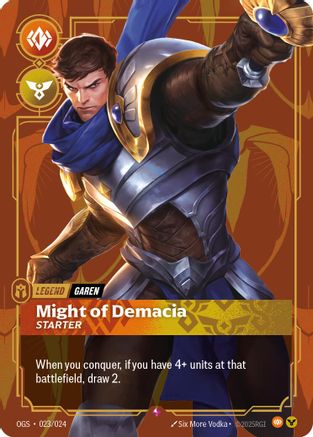 Garen - Might of Demacia (Starter) (OGS:PG-023) (Foil)