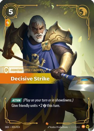 Decisive Strike (OGS:PG-024) (Foil)