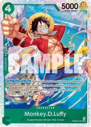 Monkey.D.Luffy - PRB02-005 (PRB02-005) (Foil)