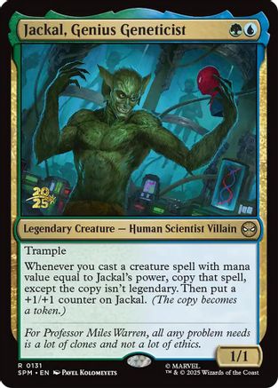 Jackal, Genius Geneticist (PRE-131) (Foil)