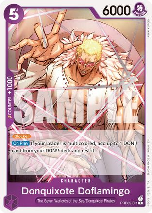 Donquixote Doflamingo (PRB02-011) (Foil)
