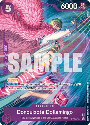 Donquixote Doflamingo (Alternate Art) (PRB02-011) (Foil)