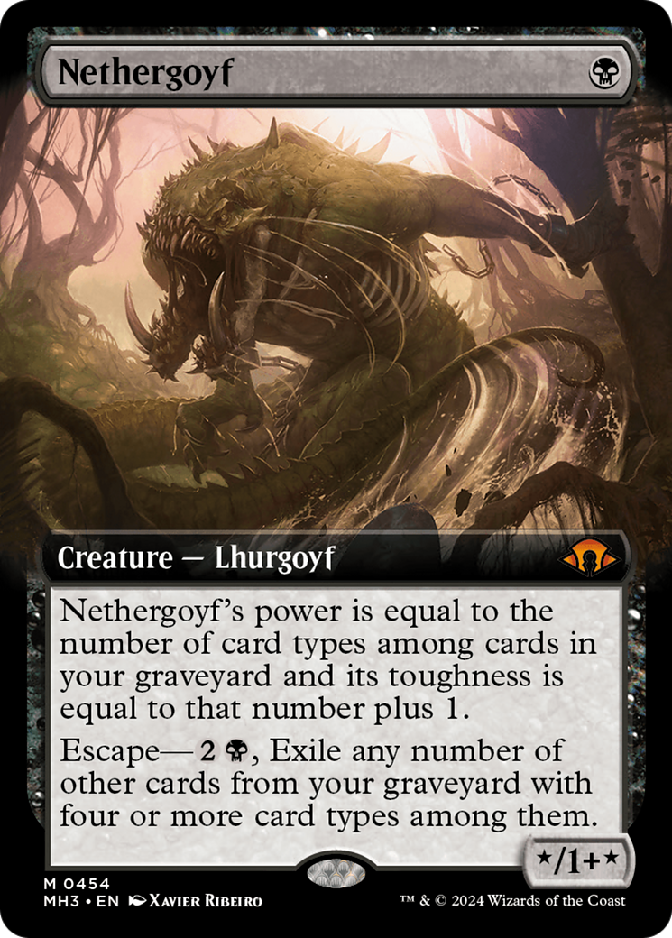 Nethergoyf (MH3-454) (Extended Art) (Foil)