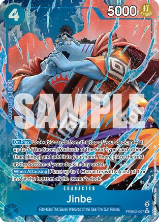 Jinbe - PRB02-007(Alternate Art) (PRB02-007) (Foil)