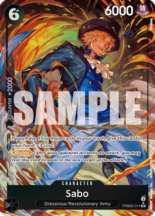 Sabo - PRB02-014 (Alternate Art) (PRB02-014) (Foil)